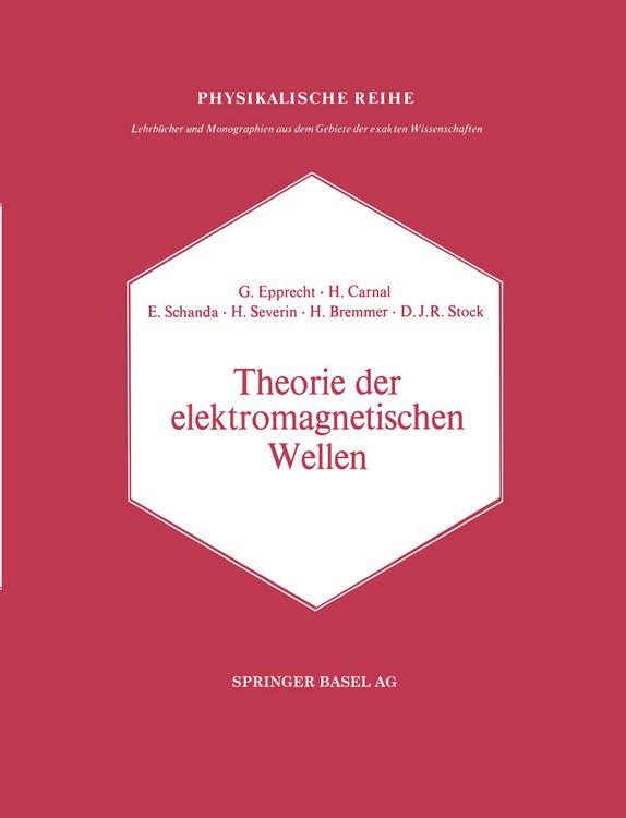 Produktbild: Theorie der elektromagnetischen Wellen