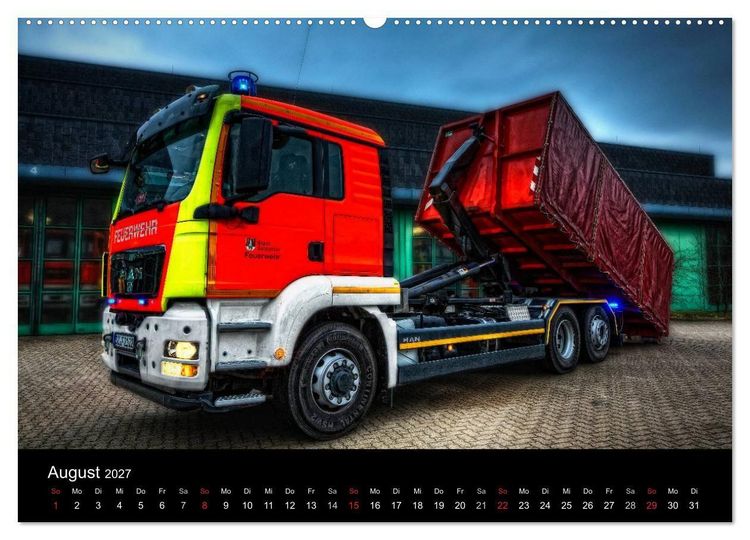 Produktbild: Berufsfeuerwehr Salzgitter (hochwertiger Premium Wandkalender 2027 DIN A2 quer), Kunstdruck in Hochglanz
