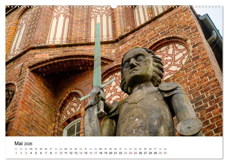 Produktbild: Ein Blick auf Brandenburg an der Havel (hochwertiger Premium Wandkalender 2026 DIN A2 quer), Kunstdruck in Hochglanz