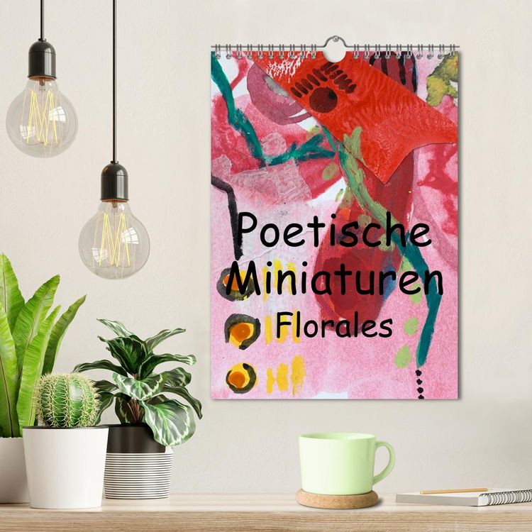 Produktbild: Poetische Miniaturen Florales (Wandkalender 2026 DIN A4 hoch), CALVENDO Monatskalender