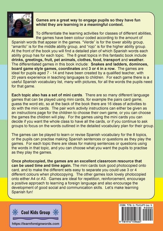 Produktbild: Photocopiable Games For Teaching Spanish