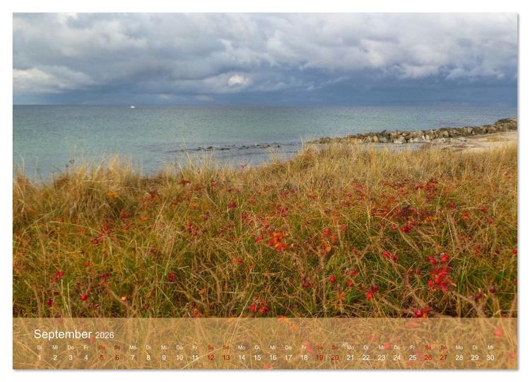 Produktbild: Faszination Hiddensee (Wandkalender 2026 DIN A3 quer), CALVENDO Monatskalender