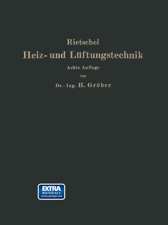 Produktbild: H. Rietschels Leitfaden der Heiz- und L&uuml;ftungstechnik