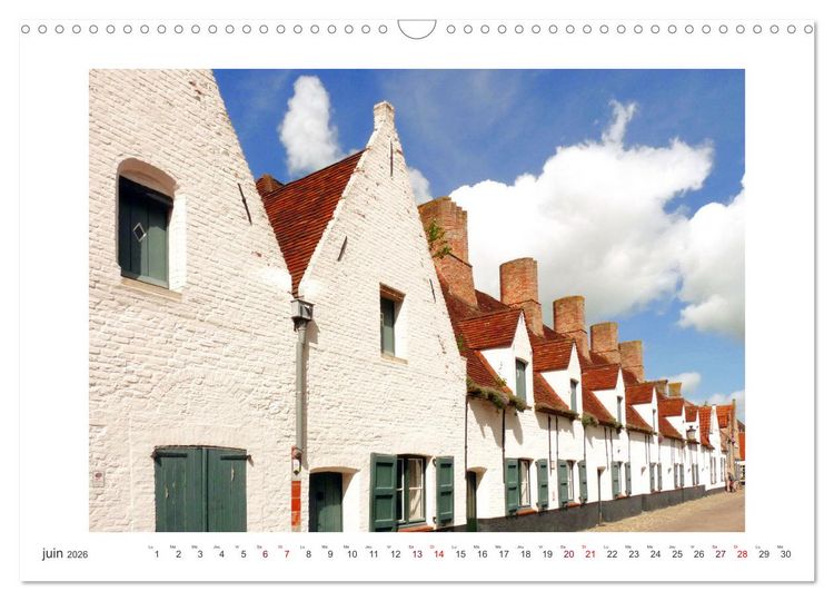 Produktbild: Profiter de Bruges (Calendrier mural 2026 DIN A3 vertical), CALVENDO calendrier mensuel