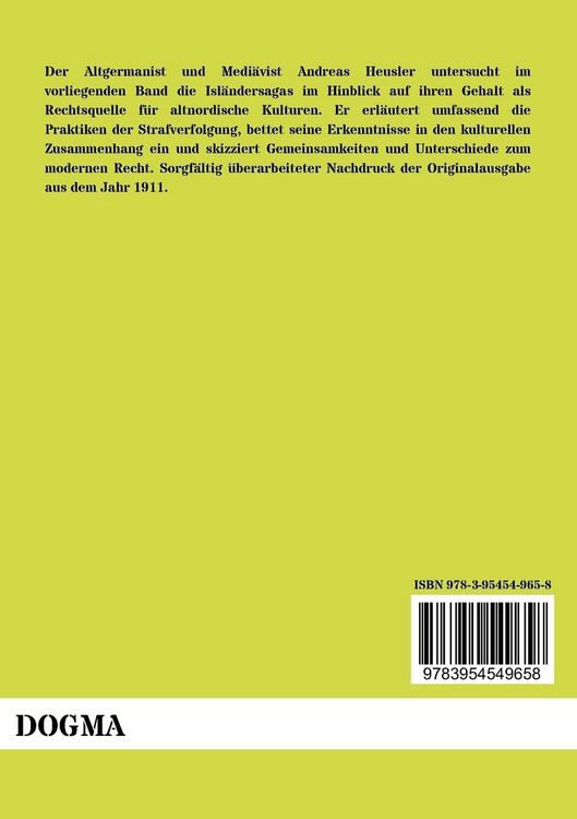 Produktbild: Das Strafrecht der Isl&auml;nder