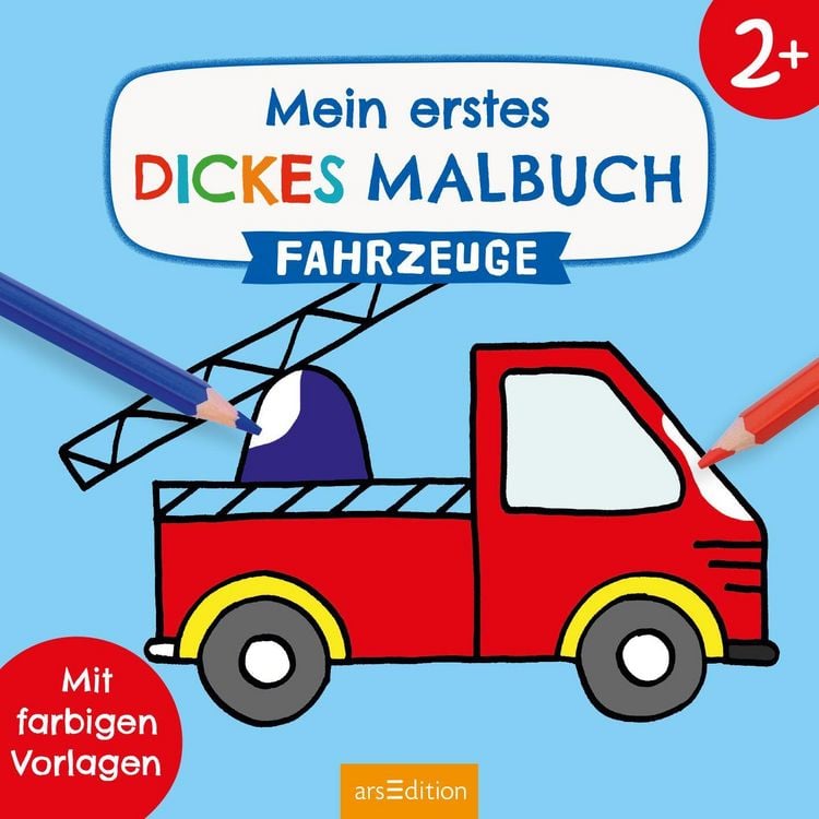 Produktbild: Mein erstes dickes Malbuch ab 2 &ndash; Fahrzeuge