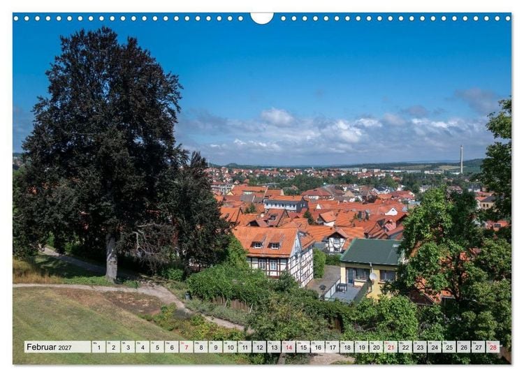 Produktbild: Blankenburg verzaubert - Die Bl&uuml;tenstadt im Harz (Wandkalender 2027 DIN A3 quer), CALVENDO Monatskalender