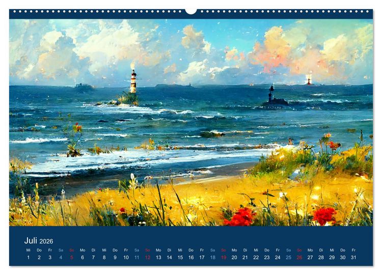 Produktbild: Das Geheimnis der Geduld (hochwertiger Premium Wandkalender 2026 DIN A2 quer), Kunstdruck in Hochglanz