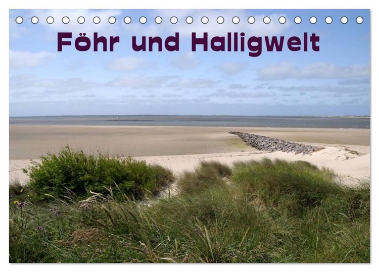 Produktbild: F&ouml;hr und Halligwelt 2026 (Tischkalender 2026 DIN A5 quer), CALVENDO Monatskalender