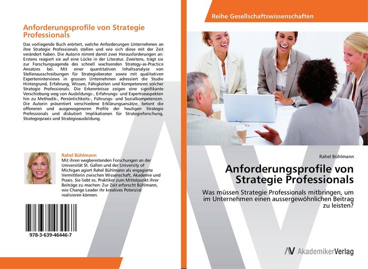 Produktbild: Anforderungsprofile von Strategie Professionals