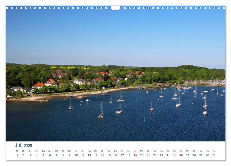 Produktbild: Eckernf&ouml;rde 2026. Impressionen rund um den Hafen (Wandkalender 2026 DIN A3 quer), CALVENDO Monatskalender