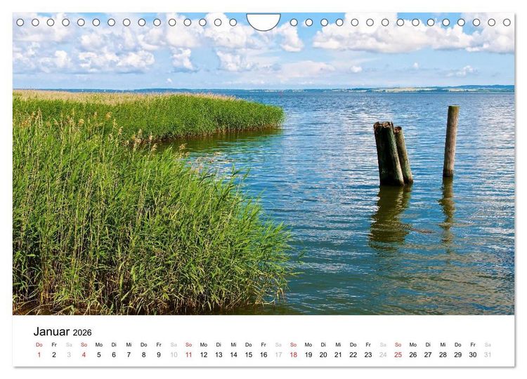 Produktbild: R&uuml;gen und Hiddensee (Wandkalender 2026 DIN A4 quer), CALVENDO Monatskalender
