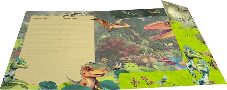 Produktbild: Gummizugmappe A4 Dino World