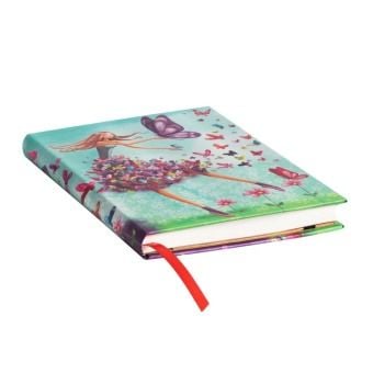 Produktbild: Hardcover Notizbuch Sommerschmetterlinge, Midi, Liniert