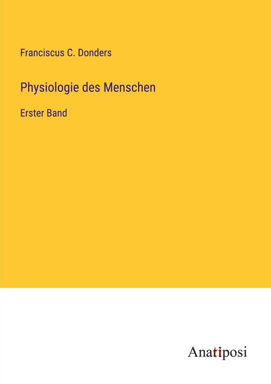 Produktbild: Physiologie des Menschen