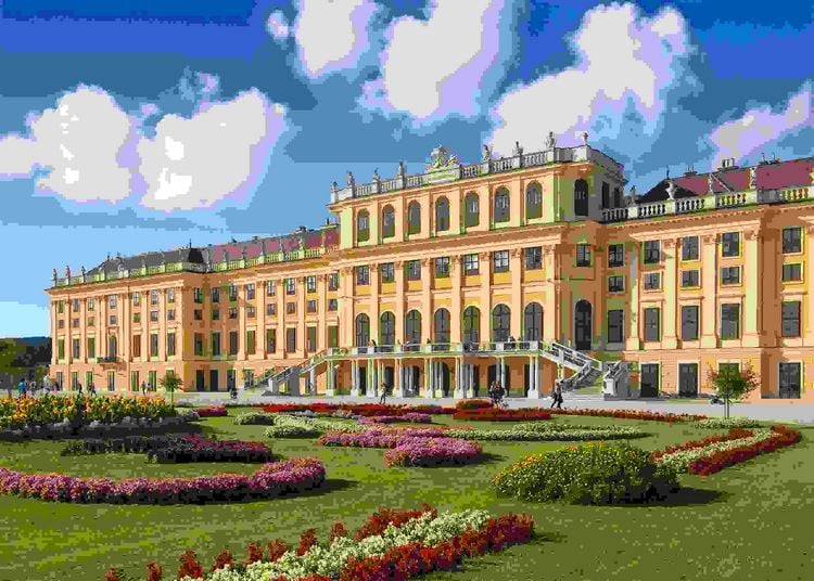 Produktbild: Erwachsenenpuzzle 1000 Teile - Schloss Sch&ouml;nbrunn