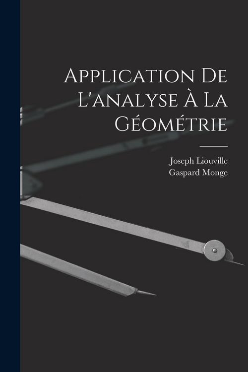 Produktbild: Application De L'analyse &Agrave; La G&eacute;om&eacute;trie