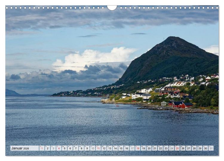 Produktbild: Hurtigruten - Faszination Natur (Wandkalender 2026 DIN A3 quer), CALVENDO Monatskalender