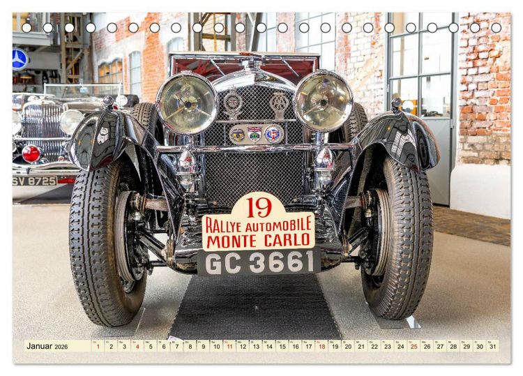 Produktbild: Nationales Auto Museum, The Loh Collection (Tischkalender 2026 DIN A5 quer), CALVENDO Monatskalender