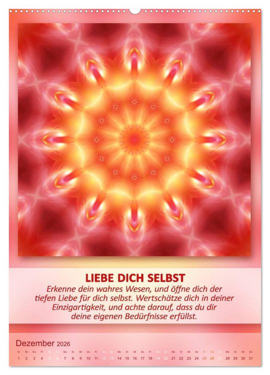 Produktbild: Light Energy Mandalas - Kalender - Vol. 2 (Wandkalender 2026 DIN A2 hoch), CALVENDO Monatskalender
