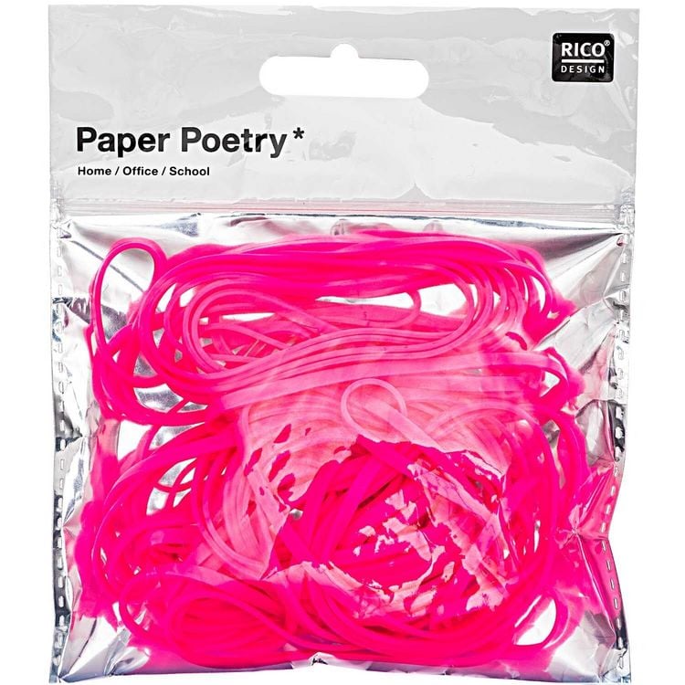 Produktbild: Gummib&auml;nder Neon Pink