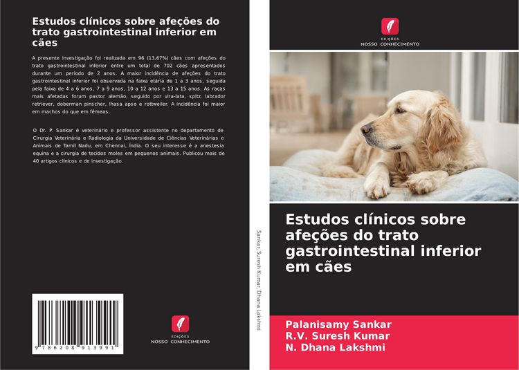 Produktbild: Estudos cl&iacute;nicos sobre afe&ccedil;&otilde;es do trato gastrointestinal inferior em c&atilde;es