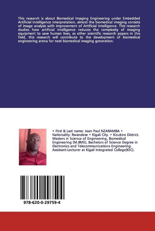 Produktbild: Biomedical Imaging Engineering under Embedded Artifficial Intelligence
