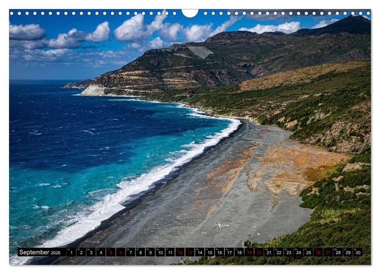 Produktbild: Korsika Wild und Frei (Wandkalender 2026 DIN A3 quer), CALVENDO Monatskalender