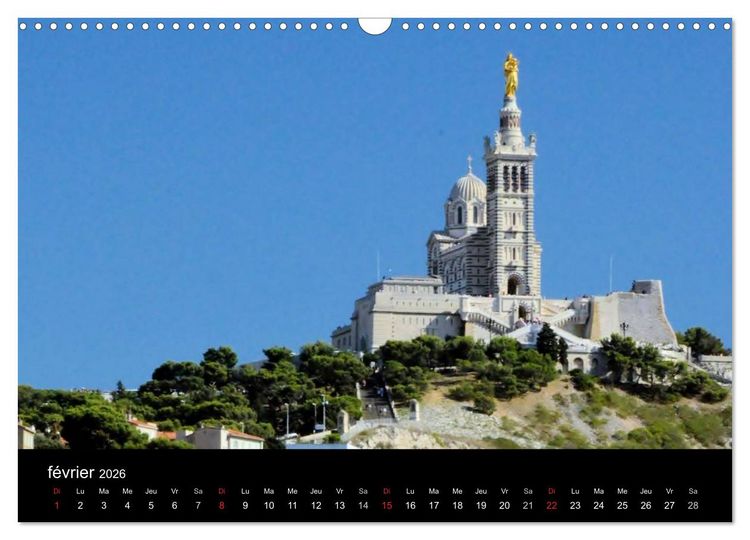 Produktbild: MARSEILLE (Calendrier mural 2026 DIN A3 vertical), CALVENDO calendrier mensuel