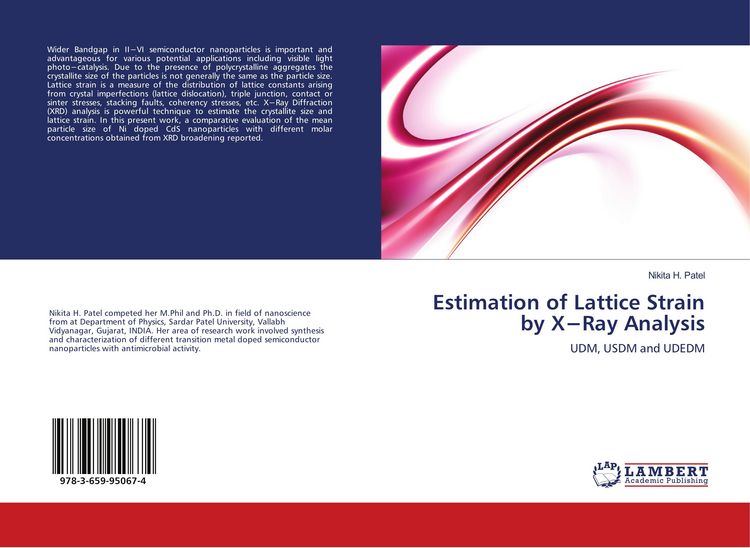Produktbild: Estimation of Lattice Strain by X&iquest;Ray Analysis
