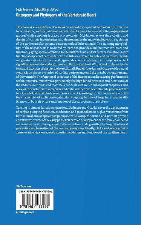 Produktbild: Ontogeny and Phylogeny of the Vertebrate Heart