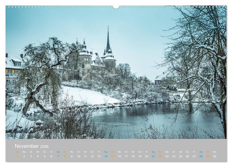 Produktbild: Coburger Land - Burgen und Schl&ouml;sser (Wandkalender 2026 DIN A2 quer), CALVENDO Monatskalender