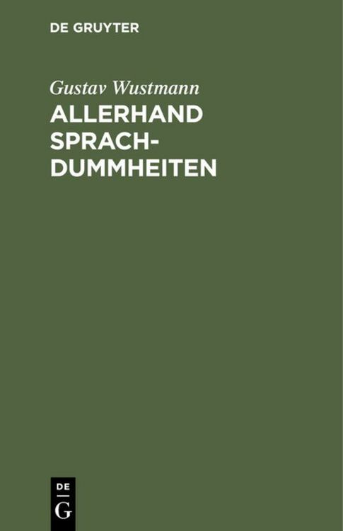 Produktbild: Allerhand Sprachdummheiten