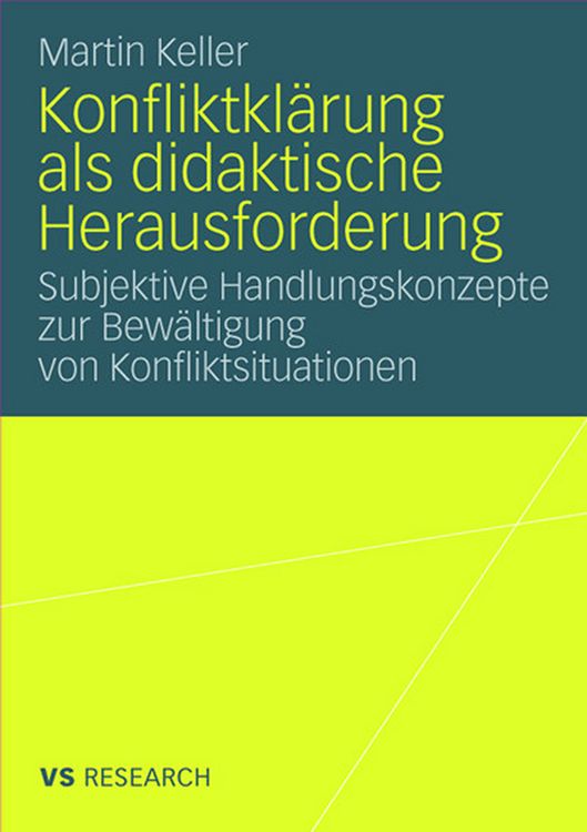 Produktbild: Konfliktkl&auml;rung als didaktische Herausforderung