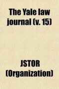 Produktbild: The Yale Law Journal (V. 15)