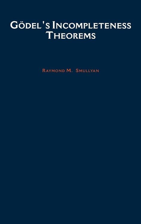 Produktbild: Godel's Incompleteness Theorems