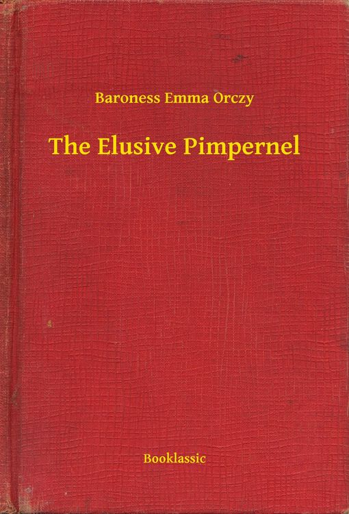 Produktbild: The Elusive Pimpernel