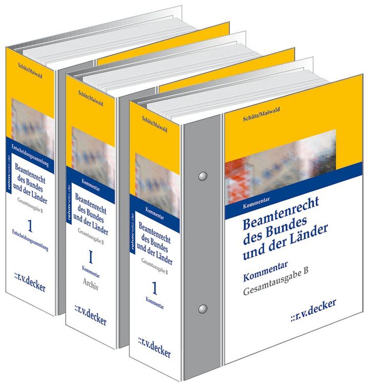 Produktbild: Beamtenrecht des Bundes und der L&auml;nder - Gesamtausgabe