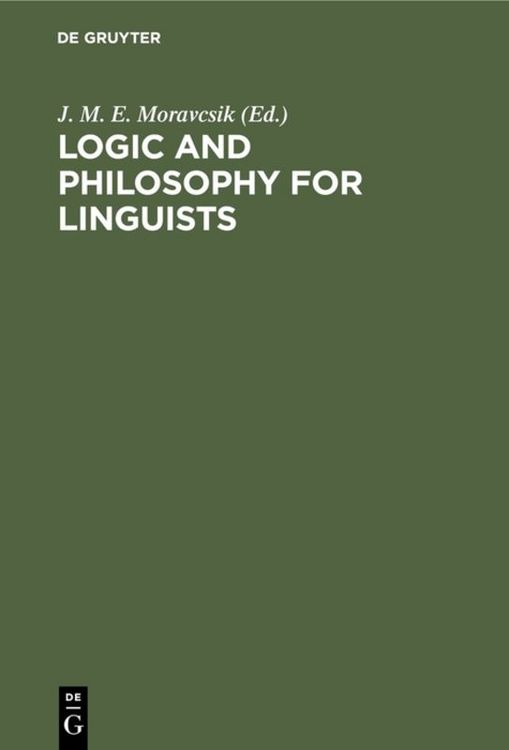 Produktbild: Logic and philosophy for linguists