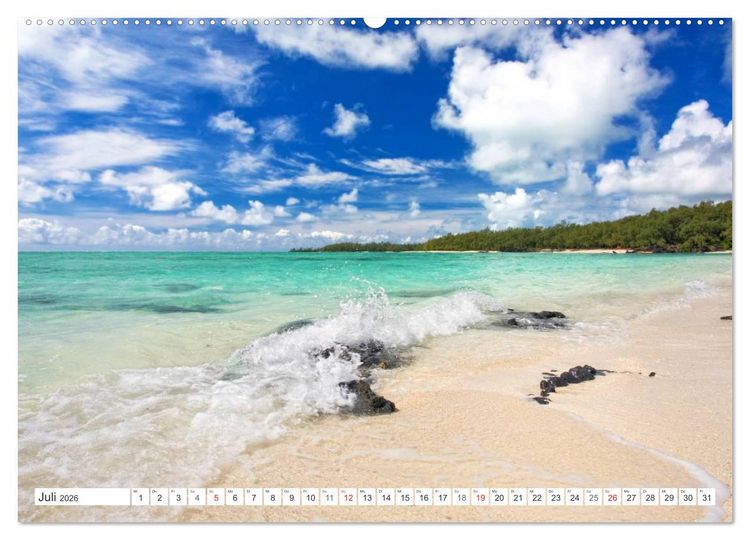 Produktbild: Mauritius (Wandkalender 2026 DIN A2 quer), CALVENDO Monatskalender