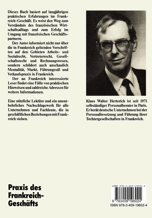 Produktbild: Praxis des Frankreich-Gesch&auml;fts