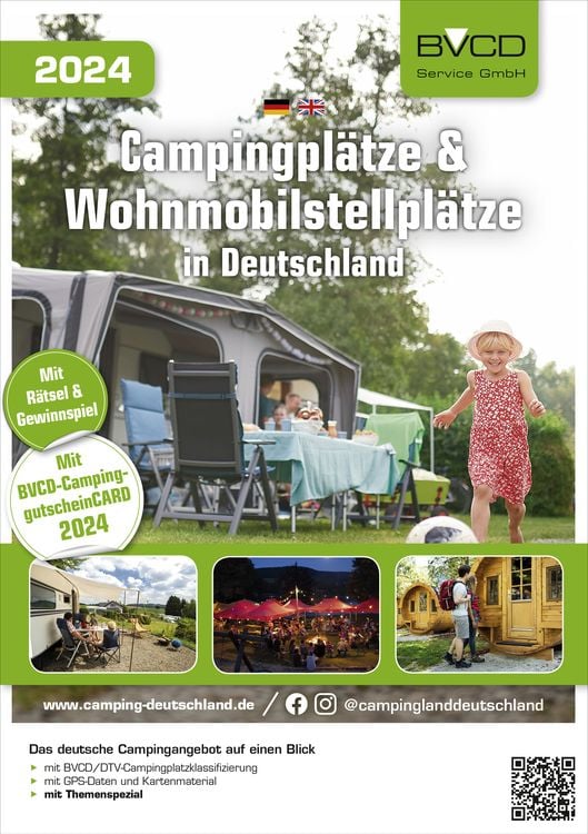 Produktbild: Campingpl&auml;tze und Wohnmobilstellpl&auml;tze in Deutschland 2024
