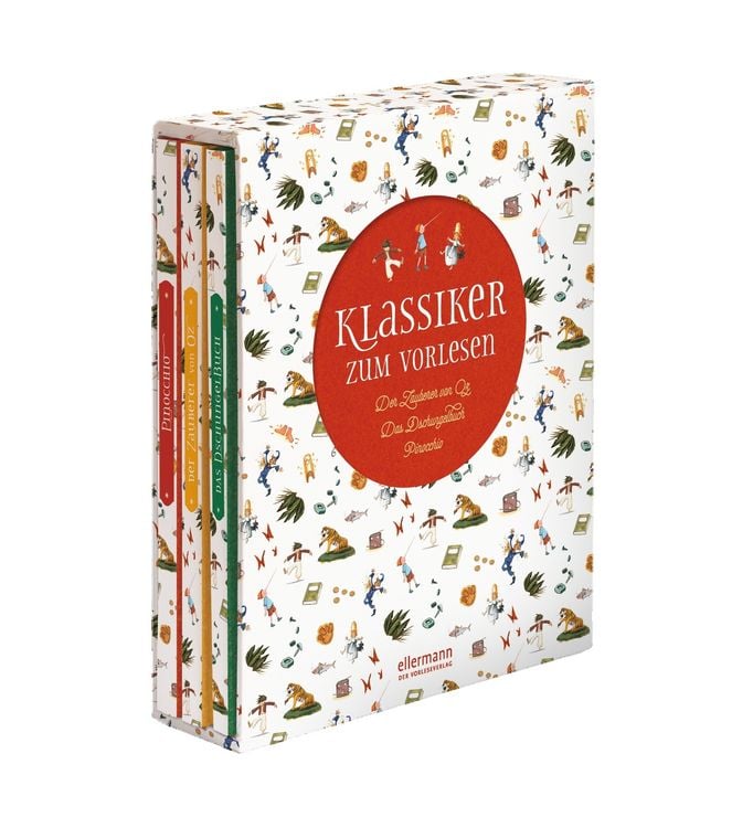 Produktbild: Klassiker zum Vorlesen. Das Dschungelbuch. Der Zauberer von Oz. Pinocchio