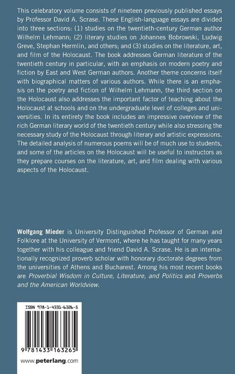 Produktbild: Essays on German Literature and the Holocaust
