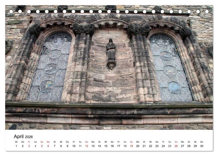 Produktbild: Schottlands Hauptstadt Edinburgh (Tischkalender 2026 DIN A5 quer), CALVENDO Monatskalender