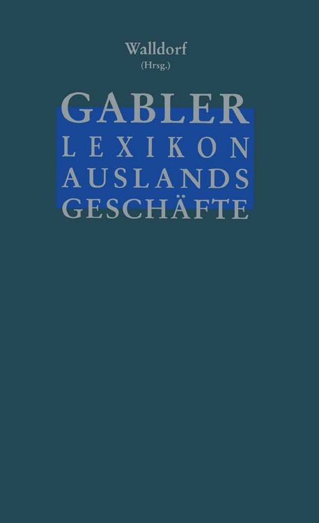 Produktbild: Gabler Lexikon Auslands Gesch&auml;fte