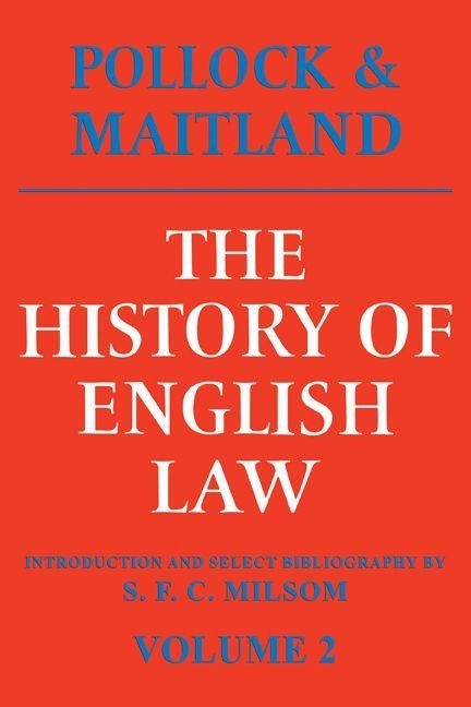 Produktbild: The History of English Law