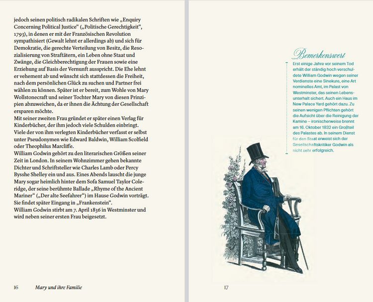 Produktbild: Mary Shelley &ndash; Wissenswertes & Erstaunliches &uuml;ber die Sch&ouml;pferin von &bdquo;Frankenstein&ldquo;