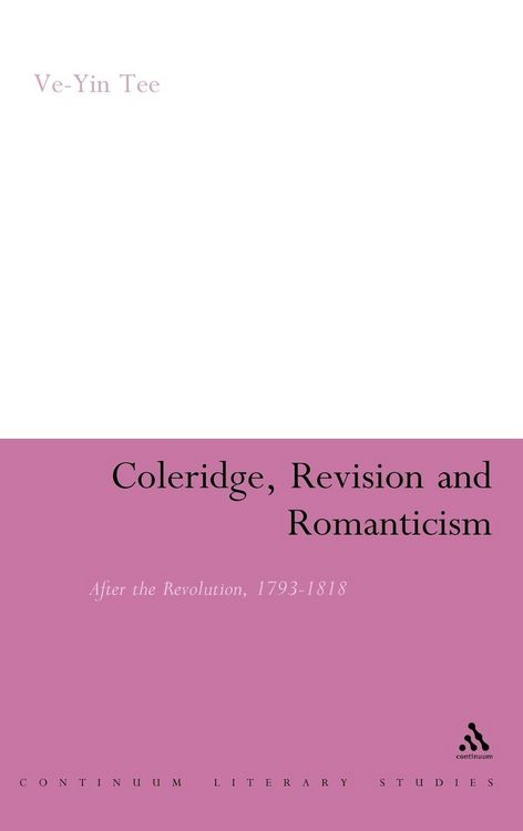 Produktbild: Coleridge, Revision and Romanticism