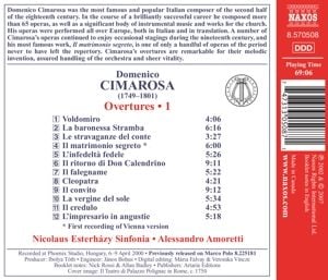 Produktbild: Amoretti/Esterhazy Sinfonia: Ouvert&uuml;ren Vol.1